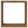 Estantes cubo de pared 6 uds madera envejecida 30x15x30 cm by , Shelves and shelves - Ref: Foro24-856578, Price: 53,85 €, Dis...
