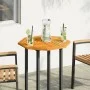 Tablero de mesa octogonal madera maciza de acacia 60x60x2 cm by , Table tops - Ref: Foro24-4004260, Price: 41,30 €, Discount: %