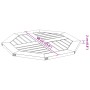 Tablero de mesa octogonal madera maciza de acacia 60x60x2 cm by , Table tops - Ref: Foro24-4004260, Price: 41,32 €, Discount: %