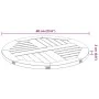Tablero de mesa redondo madera maciza de acacia Ø60x2 cm by , Table tops - Ref: Foro24-4004248, Price: 43,92 €, Discount: %
