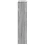 4-level Sonoma gray wood divider bookcase 131.5x29x131.5cm by , Bookcases and shelves - Ref: Foro24-857972, Price: 87,89 €, D...