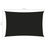 Rectangular black Oxford fabric sail shade 2x4 m by vidaXL, Umbrellas - Ref: Foro24-135752, Price: 30,61 €, Discount: %