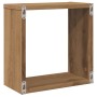 Würfel-Wandregale 6 Stück Eichenholz Handwerker 30x15x30 cm von , Regale und Regale - Ref: Foro24-856581, Preis: 57,21 €, Rab...