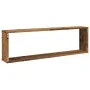 Estantes cubo de pared 4 uds madera envejecida 100x15x30 cm de , Estantes y estanterías - Ref: Foro24-856583, Precio: 57,41 €...