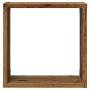 Würfel-Wandregale, 2 Stück, aus gealtertem Holz, 30x15x30 cm. von , Regale und Regale - Ref: Foro24-856576, Preis: 25,02 €, R...