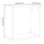Estantes cubo de pared 2 uds madera envejecida 30x15x30 cm de , Estantes y estanterías - Ref: Foro24-856576, Precio: 26,39 €,...