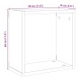 Würfel-Wandregale, 2 Stück, aus gealtertem Holz, 30x15x30 cm. von , Regale und Regale - Ref: Foro24-856576, Preis: 25,02 €, R...