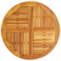 Massiver runder Esstisch aus Akazienholz Ø80x2,2 cm von , Tischplatten - Ref: Foro24-4004250, Preis: 81,30 €, Rabatt: %