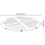 Massiver runder Esstisch aus Akazienholz Ø80x2,2 cm von , Tischplatten - Ref: Foro24-4004250, Preis: 81,30 €, Rabatt: %