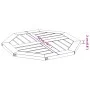 Solid acacia wood octagonal table top 50x50x2 cm by , Table tops - Ref: Foro24-4004259, Price: 29,23 €, Discount: %
