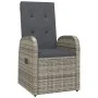 Set de comedor de jardín 11 pzas y cojines ratán sintético gris von , Gartensets - Ref: Foro24-3277612, Preis: 1,00 €, Rabatt: %