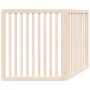 Puerta para perros plegable 2 paneles madera de álamo 160 cm von , Hundehütten und Zäune - Ref: Foro24-352242, Preis: 57,63 €...
