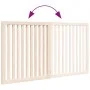 Puerta para perros plegable 2 paneles madera de álamo 160 cm by , Dog kennels and fences - Ref: Foro24-352242, Price: 55,35 €...