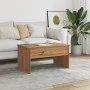 Mesa de centro madera ingeniería roble artisan 80x50,5x41,5 cm by , Coffee table - Ref: Foro24-856931, Price: 82,10 €, Discou...