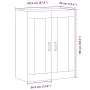 Aparador de madera de ingeniería envejecida 69,5x34x90 cm by , Sideboards - Ref: Foro24-857308, Price: 79,64 €, Discount: %