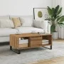 Mesa de centro madera de ingeniería roble artisan 90x50x36,5 cm by , Coffee table - Ref: Foro24-857341, Price: 102,20 €, Disc...