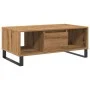 Mesa de centro madera de ingeniería roble artisan 90x50x36,5 cm by , Coffee table - Ref: Foro24-857341, Price: 102,20 €, Disc...