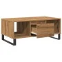Mesa de centro madera de ingeniería roble artisan 90x50x36,5 cm by , Coffee table - Ref: Foro24-857341, Price: 102,20 €, Disc...