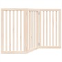 Puerta para perros plegable 3 paneles madera de álamo 150 cm by , Dog kennels and fences - Ref: Foro24-352238, Price: 70,99 €...