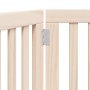 Puerta para perros plegable 3 paneles madera de álamo 150 cm by , Dog kennels and fences - Ref: Foro24-352238, Price: 70,99 €...