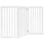 Puerta para perros plegable 3 paneles madera álamo blanca 150cm von , Hundehütten und Zäune - Ref: Foro24-352246, Preis: 72,6...