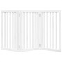 Puerta para perros plegable 3 paneles madera álamo blanca 150cm von , Hundehütten und Zäune - Ref: Foro24-352246, Preis: 72,6...