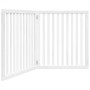 Puerta para perros plegable 2 paneles madera álamo blanca 160cm von , Hundehütten und Zäune - Ref: Foro24-352250, Preis: 60,0...