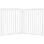 Puerta para perros plegable 2 paneles madera álamo blanca 160cm von , Hundehütten und Zäune - Ref: Foro24-352250, Preis: 55,8...