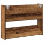 Zapatero de pared madera de ingeniería envejecida 80x18x60 cm by , Shoe racks and shoe organizers - Ref: Foro24-856542, Price...