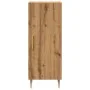 Aparador madera de ingeniería roble artisan 34,5x34x90 cm by , Sideboards - Ref: Foro24-857184, Price: 68,81 €, Discount: %