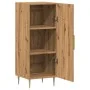 Aparador madera de ingeniería roble artisan 34,5x34x90 cm by , Sideboards - Ref: Foro24-857184, Price: 68,81 €, Discount: %