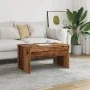 Aged engineered wood coffee table 80x50.5x41.5 cm by , Coffee table - Ref: Foro24-856930, Price: 73,53 €, Discount: %