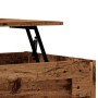 Altertisch aus gealtertem Ingenieurholz, 80x50,5x41,5 cm. von , Couchtisch - Ref: Foro24-856930, Preis: 74,85 €, Rabatt: %