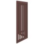 Folding dog gate with 3 panels made of brown poplar wood, 150cm. by , Dog kennels and fences - Ref: Foro24-352262, Price: 74,...
