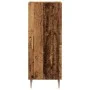 Aged engineered wood sideboard 34.5x34x90 cm by , Sideboards - Ref: Foro24-857183, Price: 65,19 €, Discount: %