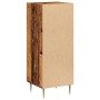 Regal aus gealtertem Ingenieurholz 34,5x34x90 cm von , Sideboards - Ref: Foro24-857183, Preis: 66,25 €, Rabatt: %