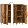Aged engineered wood sideboard 34.5x34x90 cm by , Sideboards - Ref: Foro24-857183, Price: 65,19 €, Discount: %