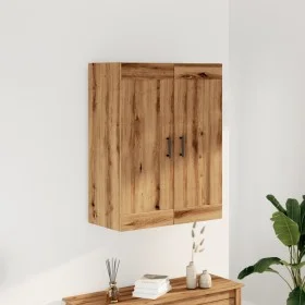 Wandregal aus Eichenfurnierholz Handwerkskunst 69,5x34x90 cm von , Sideboards - Ref: Foro24-857309, Preis: 81,86 €, Rabatt: %