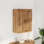 Engineered oak wood artisan wall cabinet 69.5x34x90 cm by , Sideboards - Ref: Foro24-857309, Price: 81,86 €, Discount: %