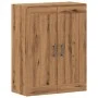 Engineered oak wood artisan wall cabinet 69.5x34x90 cm by , Sideboards - Ref: Foro24-857309, Price: 81,86 €, Discount: %