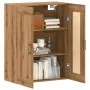 Engineered oak wood artisan wall cabinet 69.5x34x90 cm by , Sideboards - Ref: Foro24-857309, Price: 81,86 €, Discount: %