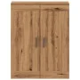 Engineered oak wood artisan wall cabinet 69.5x34x90 cm by , Sideboards - Ref: Foro24-857309, Price: 81,86 €, Discount: %