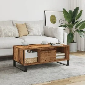 Altertert Eichenholz-Engineering-Couchtisch 90x50x36,5 cm von , Couchtisch - Ref: Foro24-857340, Preis: 73,33 €, Rabatt: %