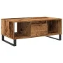 Aged engineered wood coffee table 90x50x36.5 cm by , Coffee table - Ref: Foro24-857340, Price: 73,23 €, Discount: %