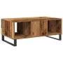 Aged engineered wood coffee table 90x50x36.5 cm by , Coffee table - Ref: Foro24-857340, Price: 73,23 €, Discount: %