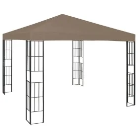 Taupe gray gazebo 3x3 m by , Tents and gazebos - Ref: Foro24-312257, Price: 236,24 €, Discount: %