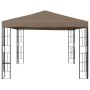 Taupe gray gazebo 3x3 m by , Tents and gazebos - Ref: Foro24-312257, Price: 231,36 €, Discount: %
