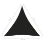 Triangle sail awning Oxford fabric black 4.5x4.5x4.5 m by vidaXL, Umbrellas - Ref: Foro24-135783, Price: 37,84 €, Discount: %