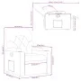 Roter Kunstleder-Fernsehsessel von , Sessel - Ref: Foro24-372507, Preis: 198,61 €, Rabatt: %