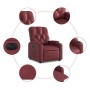 Electric reclining armchair in synthetic red wine leather by , Armchairs - Ref: Foro24-3204762, Price: 250,42 €, Discount: %